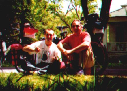 Martin und Mike nach der Ankunft in Washington, D.C.