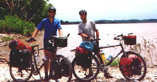 Martin und Mike am Mississippi